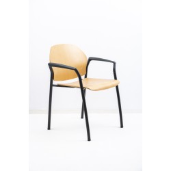  Ahrend 320 Conference Chair stackable Wood