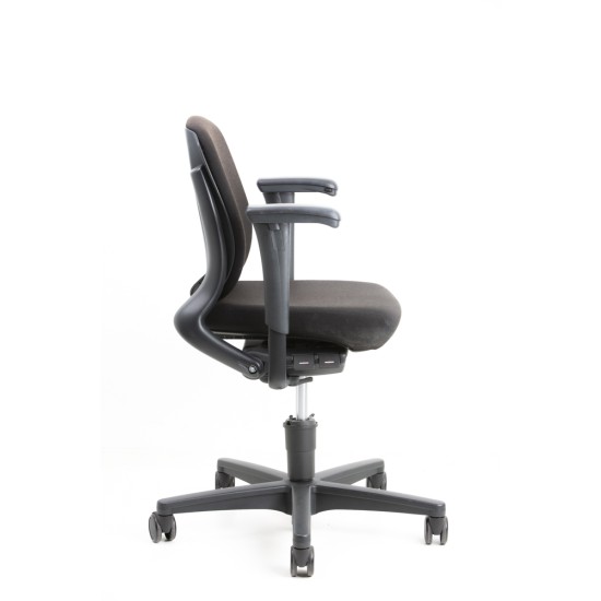 gebruikte Ahrend 320 DeskChair tweedehands Leather office chairs