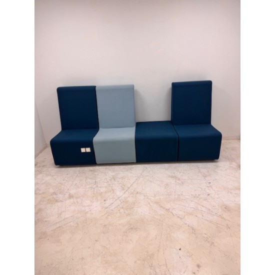 tweedehands - gebruikt - refurbished Ahrend Loungescape zitsystemen Bank