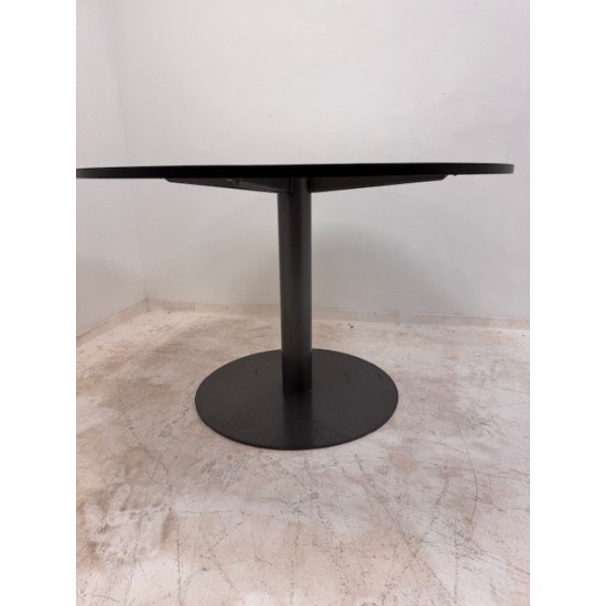 tweedehands gebruikt refurbished Vergadertafel Ahrend tafel rond 120 wit blad antraciet kolom onderstel tweedehands - gebruikt - refurbished Ahrend tafel rond 120 wit blad antraciet kolom onderstel Vergadertafel