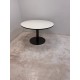 tweedehands - gebruikt - refurbished Ahrend tafel rond 120 wit blad antraciet kolom onderstel Vergadertafel