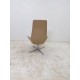 tweedehands - gebruikt - refurbished Arper Aston Lounge High fauteuil loungestoel leder Fauteuils