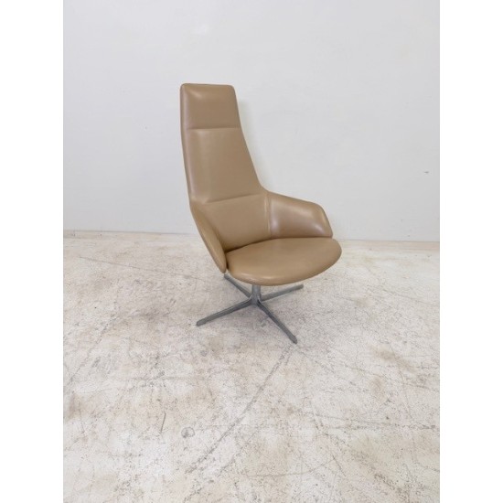 tweedehands - gebruikt - refurbished Arper Aston Lounge High armchair lounge chair leather Armchair