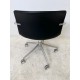 tweedehands - gebruikt - refurbished Arper Catifa 53 design bureaustoel swivel zwart leer Vintage bureaustoel