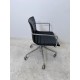 tweedehands - gebruikt - refurbished Arper Catifa 53 design bureaustoel swivel zwart leer Vintage bureaustoel