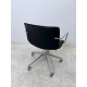 tweedehands - gebruikt - refurbished Arper Catifa 53 design bureaustoel swivel zwart leer Vintage bureaustoel