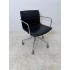 Arper Catifa 53 design bureaustoel swivel zwart leer