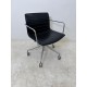 tweedehands - gebruikt - refurbished Arper Catifa 53 design bureaustoel swivel zwart leer Vintage bureaustoel