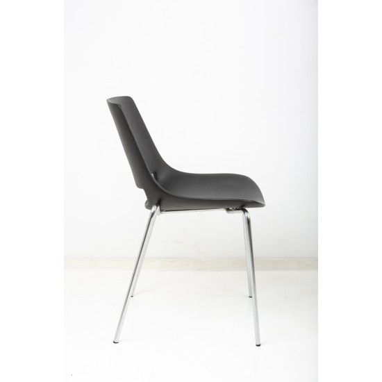 tweedehands gebruikt refurbished Stapelbare stoelen Arper Palm 4-poot Stoel tweedehands - gebruikt - refurbished Arper Palm 4-poot Stoel Kantinestoelen