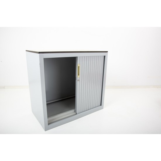 gebruikte Aspa Roller Door Storage Cabinet Grey tweedehands Tambour door cupboard