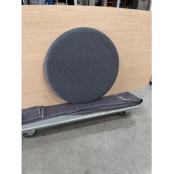 Bent Hansen akoestisch wandpaneel rond 90cm antraciet showroom model