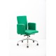 tweedehands - gebruikt - refurbished Bulo Pub en Club Bureaustoel groen stof Draaibare stoelen