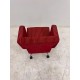tweedehands - gebruikt - refurbished Bulo Pub en Club bureaustoel rood rib Design bureaustoel