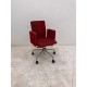 tweedehands - gebruikt - refurbished Bulo Pub en Club bureaustoel rood rib Design bureaustoel
