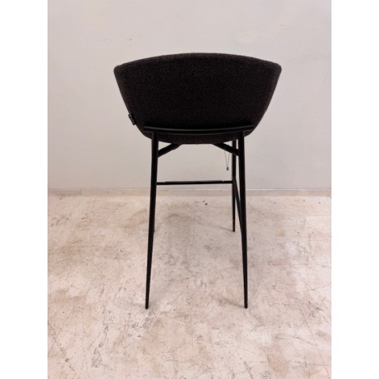 tweedehands gebruikt refurbished Krukken Caligaris kruk antraciet stof zwart showroommodel tweedehands - gebruikt - refurbished Caligaris kruk antraciet stof zwart showroommodel Krukken