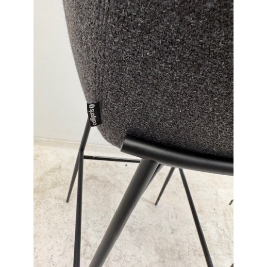 tweedehands gebruikt refurbished Krukken Caligaris kruk antraciet stof zwart showroommodel tweedehands - gebruikt - refurbished Caligaris kruk antraciet stof zwart showroommodel Krukken