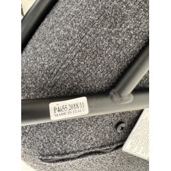 Caligaris stool anthracite fabric black showroom model