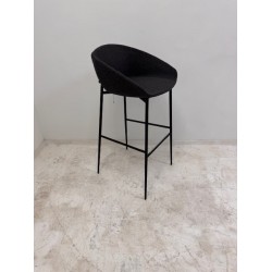 Caligaris stool anthracite fabric black showroom model