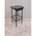 Caligaris stool anthracite fabric black showroom model