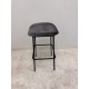tweedehands gebruikt refurbished Stools Caligaris stool anthracite fabric black showroom model tweedehands - gebruikt - refurbished Caligaris stool anthracite fabric black showroom model Stools