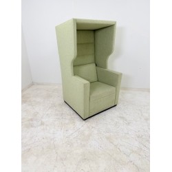 Casala Palau Tank high back acoustic armchair light green