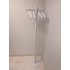 Cascando Pole design coat rack white with hangers used