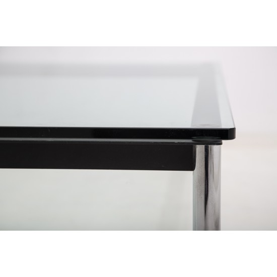 tweedehands - gebruikt - refurbished Cassina Le Corbusier LC-10 salontafel 140x140cm Bijzettafel