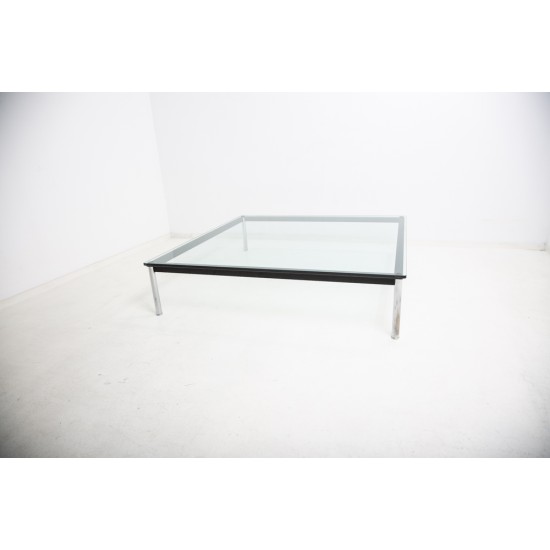 tweedehands - gebruikt - refurbished Cassina Le Corbusier LC-10 salontafel 140x140cm Bijzettafel