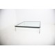 tweedehands - gebruikt - refurbished Cassina Le Corbusier LC-10 salontafel 140x140cm Bijzettafel