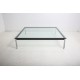 tweedehands - gebruikt - refurbished Cassina Le Corbusier LC-10 salontafel 140x140cm Bijzettafel
