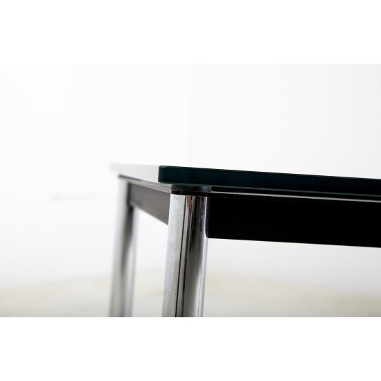 tweedehands - gebruikt - refurbished Cassina Le Corbusier LC-10 Salontafel 70x70cm Bijzettafel
