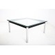 tweedehands - gebruikt - refurbished Cassina Le Corbusier LC-10 Salontafel 70x70cm Bijzettafel