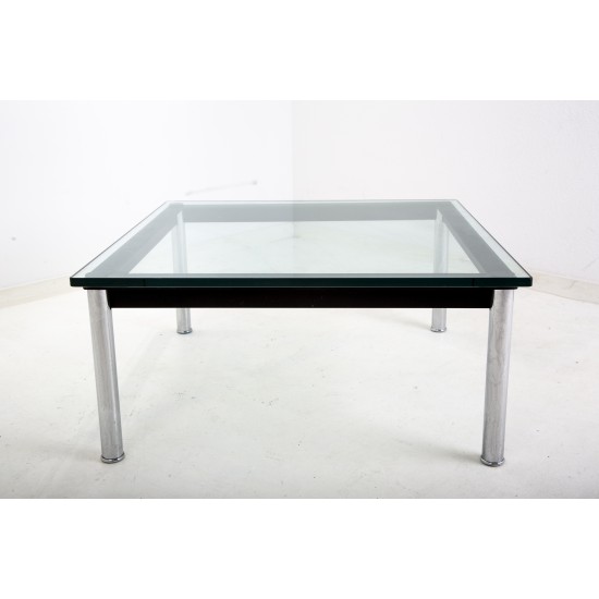 tweedehands - gebruikt - refurbished Cassina Le Corbusier LC-10 Salontafel 70x70cm Bijzettafel