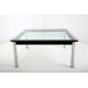 tweedehands - gebruikt - refurbished Cassina Le Corbusier LC-10 Salontafel 70x70cm Bijzettafel