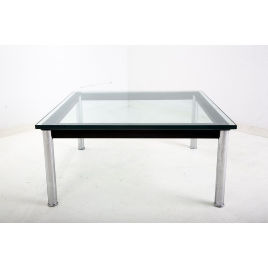 tweedehands - gebruikt - refurbished Cassina Le Corbusier LC-10 Salontafel 70x70cm Bijzettafel