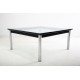 tweedehands - gebruikt - refurbished Cassina Le Corbusier LC-10 Salontafel 70x70cm Bijzettafel