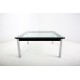 tweedehands - gebruikt - refurbished Cassina Le Corbusier LC-10 Salontafel 70x70cm Bijzettafel