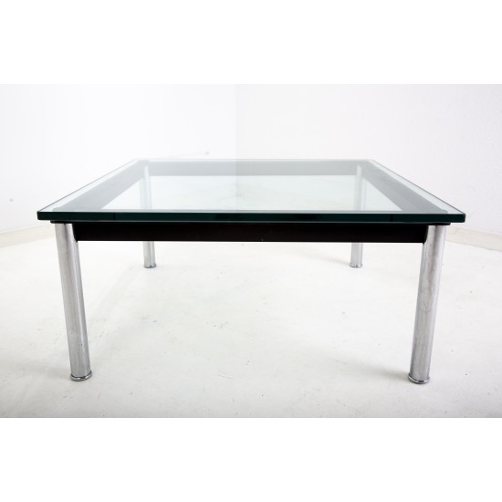 tweedehands - gebruikt - refurbished Cassina Le Corbusier LC-10 Salontafel 70x70cm Bijzettafel