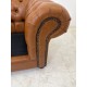 tweedehands gebruikt refurbished Bank Chesterfield set 2-zits bank en fauteuil cognac kunstleer design tweedehands - gebruikt - refurbished Chesterfield set 2-zits bank en fauteuil cognac kunstleer design Bank
