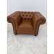 tweedehands gebruikt refurbished Bank Chesterfield set 2-zits bank en fauteuil cognac kunstleer design tweedehands - gebruikt - refurbished Chesterfield set 2-zits bank en fauteuil cognac kunstleer design Bank