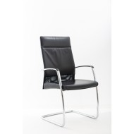 Haworth Comforto D9018 Sled Chair Leather