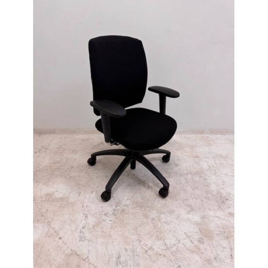 tweedehands - gebruikt - refurbished Drabert Etrada VL bureaustoel zwart Thuiswerk bureaustoel