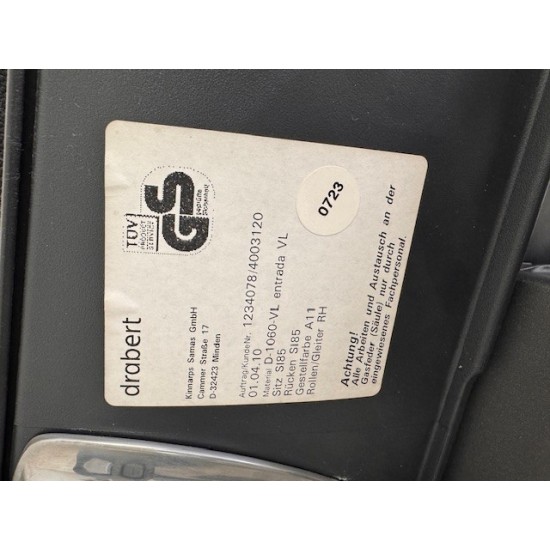 tweedehands - gebruikt - refurbished Drabert Etrada VL bureaustoel zwart Thuiswerk bureaustoel