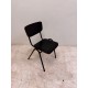 tweedehands gebruikt refurbished Kantinestoelen Eromes Marko 401 schoolstoel zwart stapelbaar tweedehands - gebruikt - refurbished Eromes Marko 401 schoolstoel zwart stapelbaar Kantinestoelen