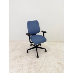 Giroflex 545-8529 office chair, blue fabric