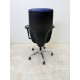 tweedehands - gebruikt - refurbished Giroflex 64-9278 manager bureaustoel donkerblauw leer 4D NPR armleuningen Design bureaustoel