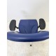 tweedehands - gebruikt - refurbished Giroflex 64-9278 manager bureaustoel donkerblauw leer 4D NPR armleuningen Design bureaustoel