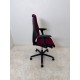 tweedehands - gebruikt - refurbished Giroflex 64-3578 bureaustoel bordeaux stof zwart frame 4D armleuningen NPR1813 bureaustoelen