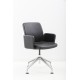 tweedehands - gebruikt - refurbished Giroflex 656 Vergaderstoel Leer Draaibare stoelen