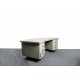 tweedehands - gebruikt - refurbished Vintage industrieel LIPS President niervormig bureau Vintage bureaus